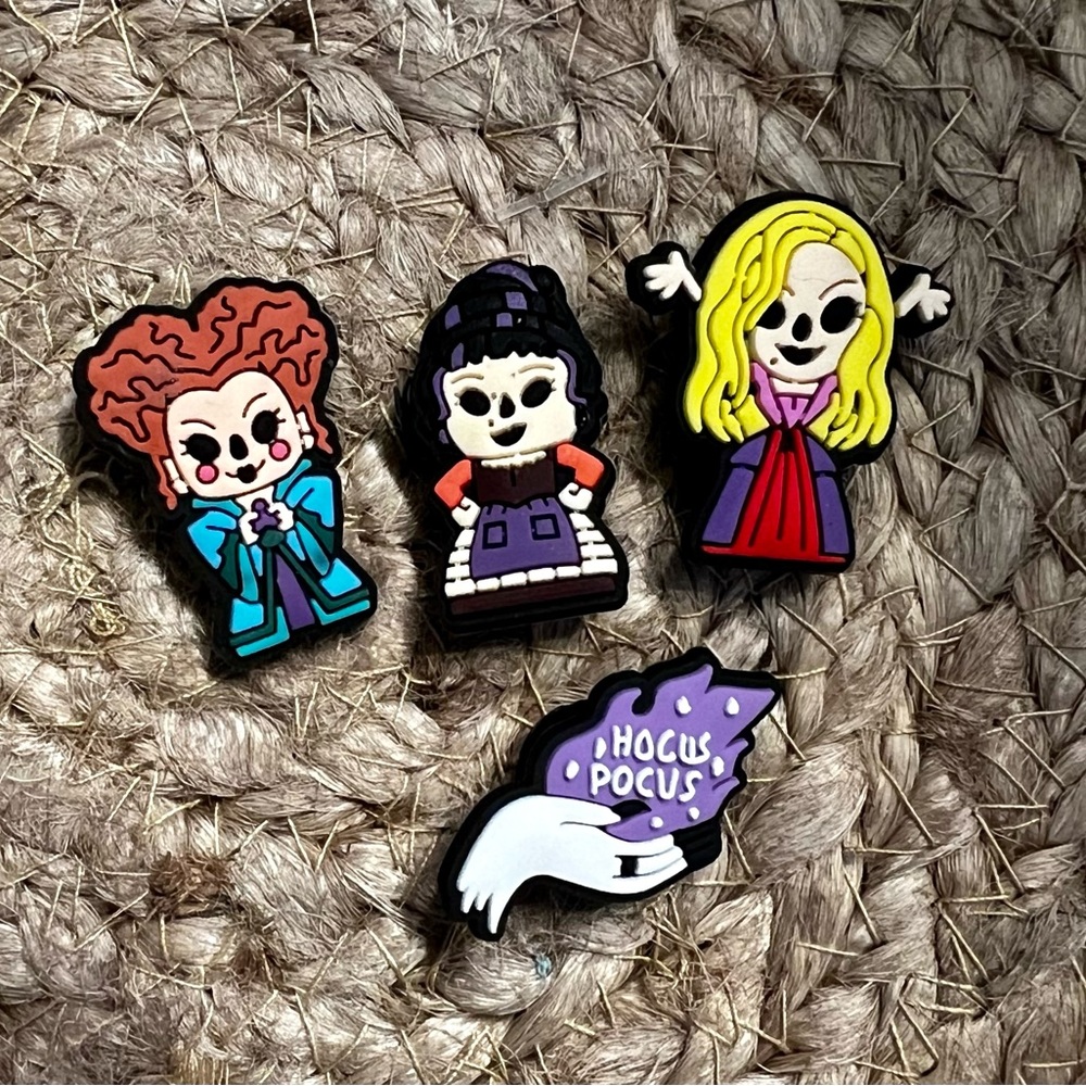 Hocus Pocus Croc charms